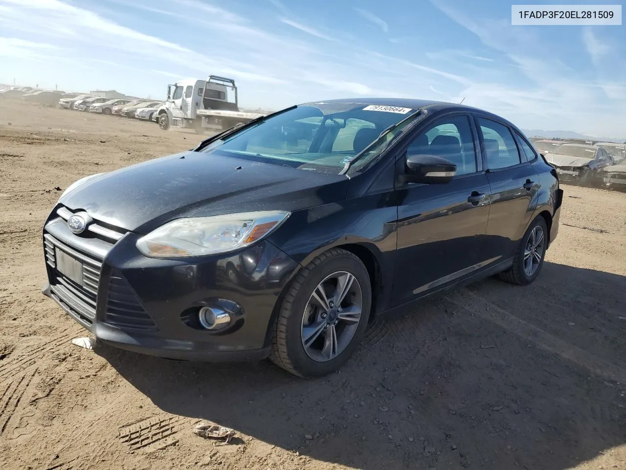 2014 Ford Focus Se VIN: 1FADP3F20EL281509 Lot: 79130664