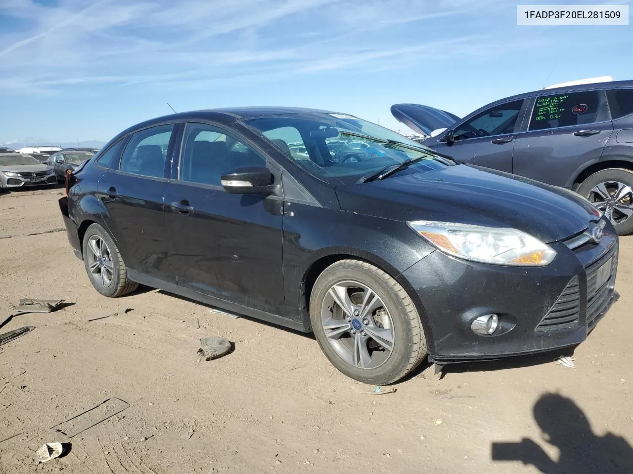 2014 Ford Focus Se VIN: 1FADP3F20EL281509 Lot: 79130664