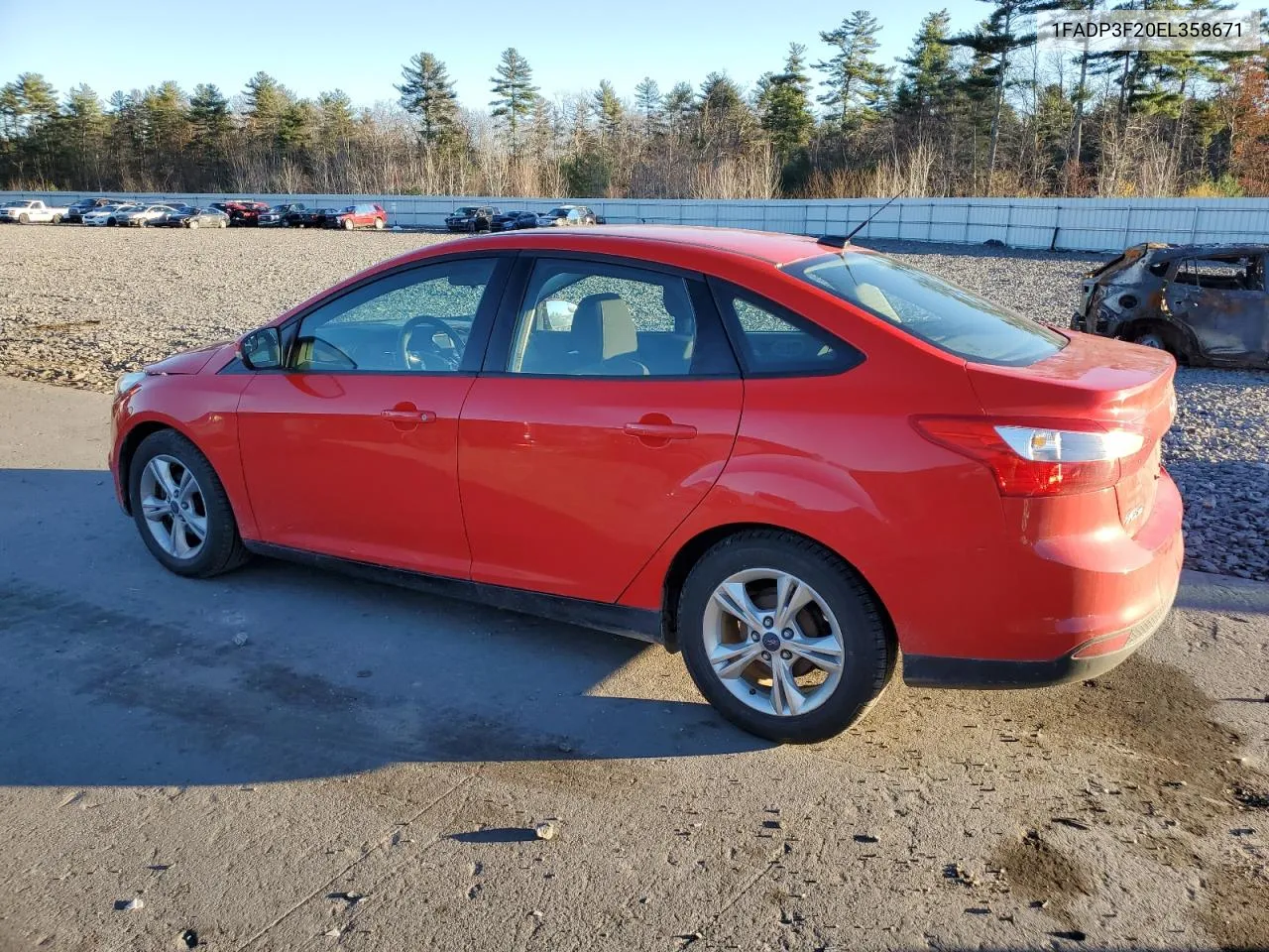 2014 Ford Focus Se VIN: 1FADP3F20EL358671 Lot: 79182974