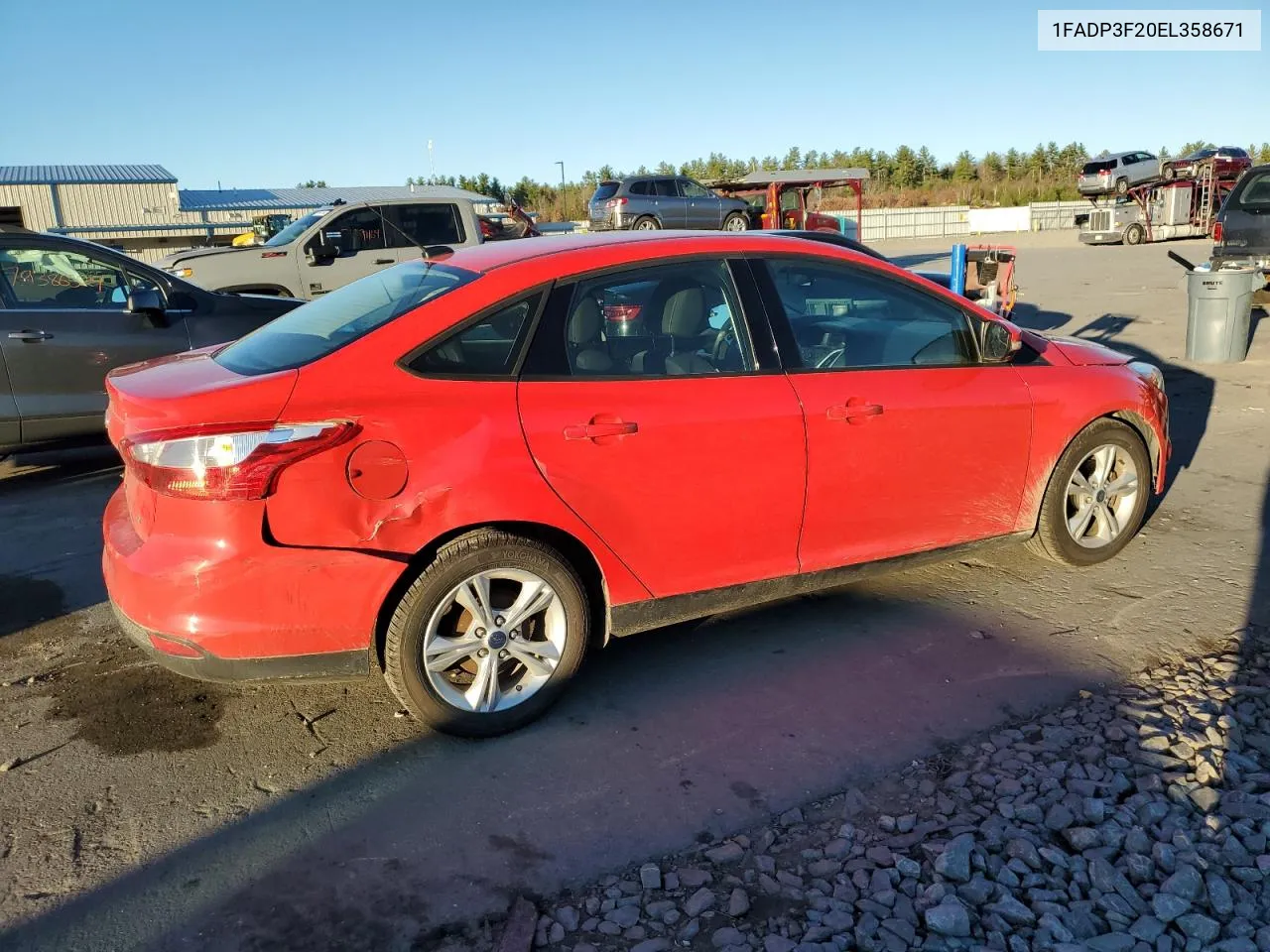 2014 Ford Focus Se VIN: 1FADP3F20EL358671 Lot: 79182974