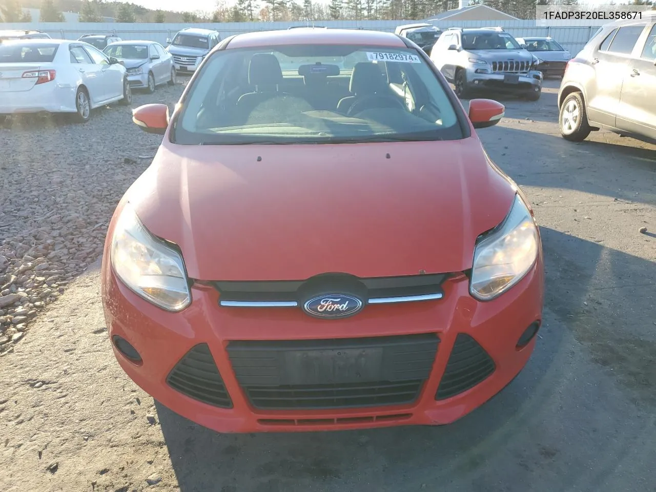 2014 Ford Focus Se VIN: 1FADP3F20EL358671 Lot: 79182974