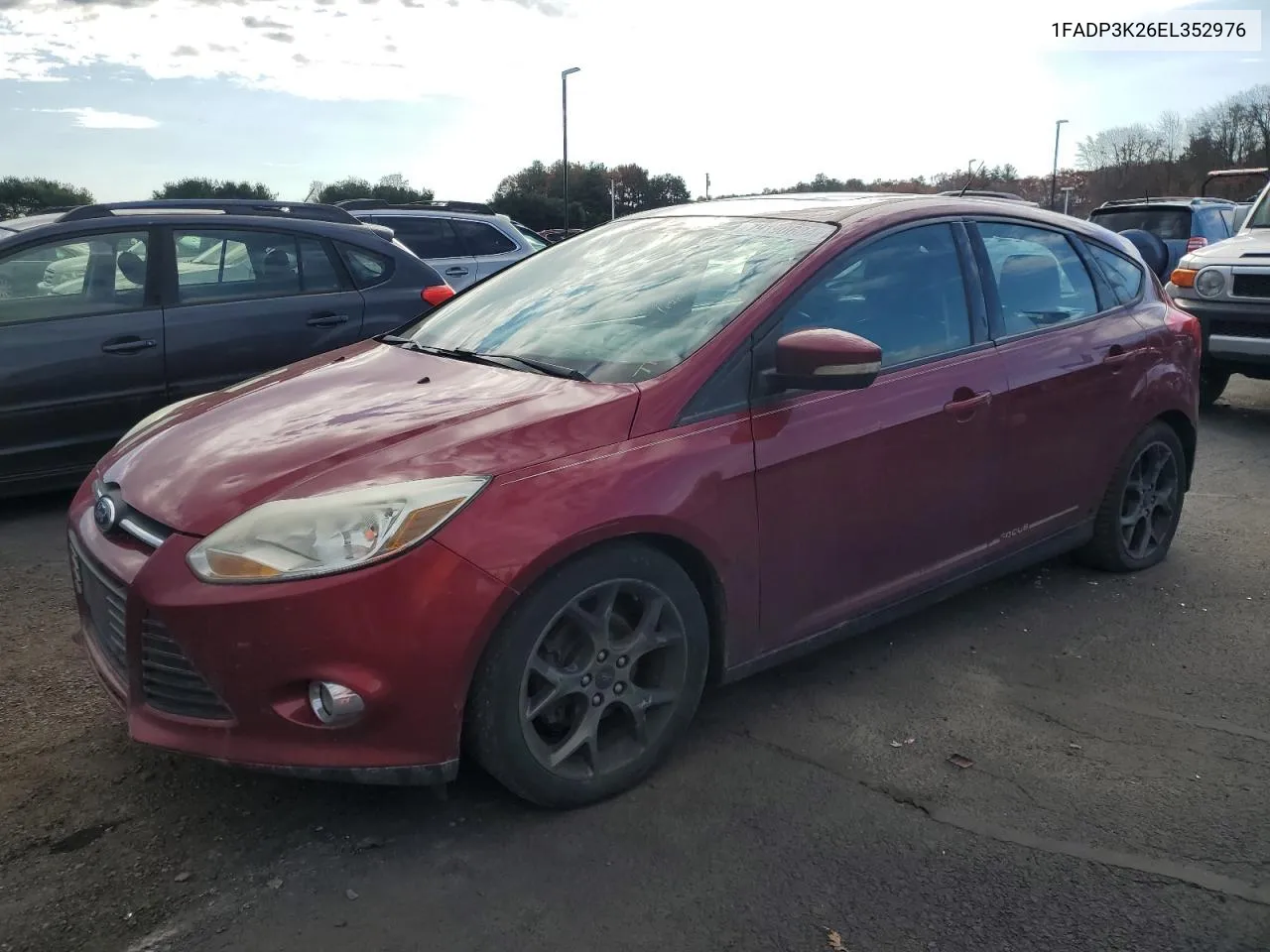 2014 Ford Focus Se VIN: 1FADP3K26EL352976 Lot: 79190684