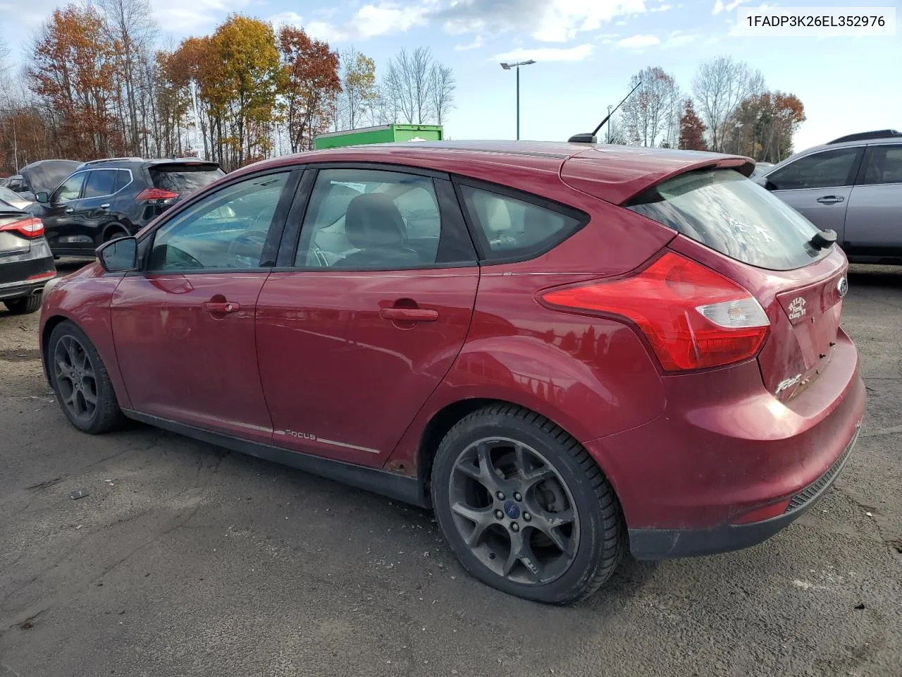 2014 Ford Focus Se VIN: 1FADP3K26EL352976 Lot: 79190684