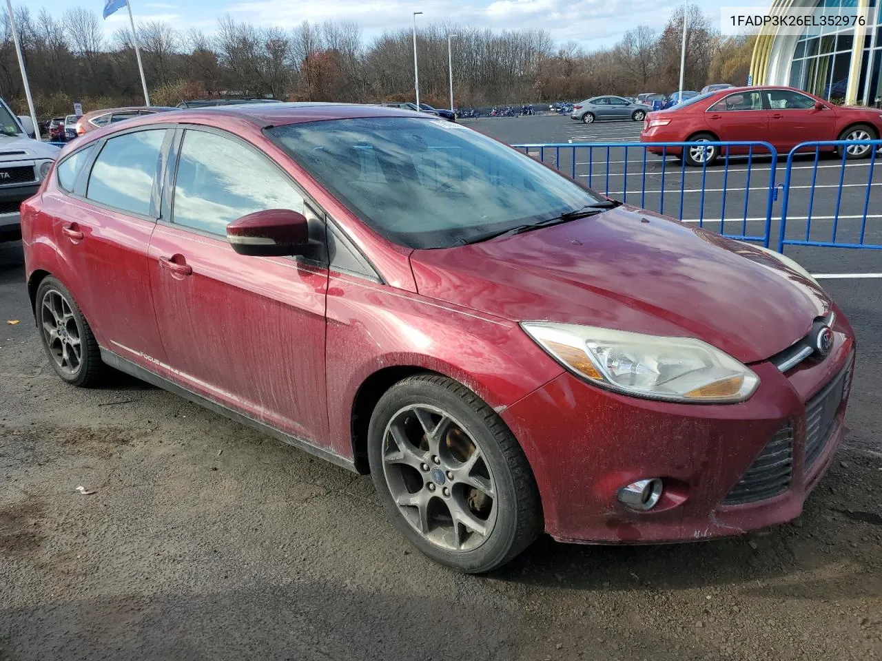 2014 Ford Focus Se VIN: 1FADP3K26EL352976 Lot: 79190684