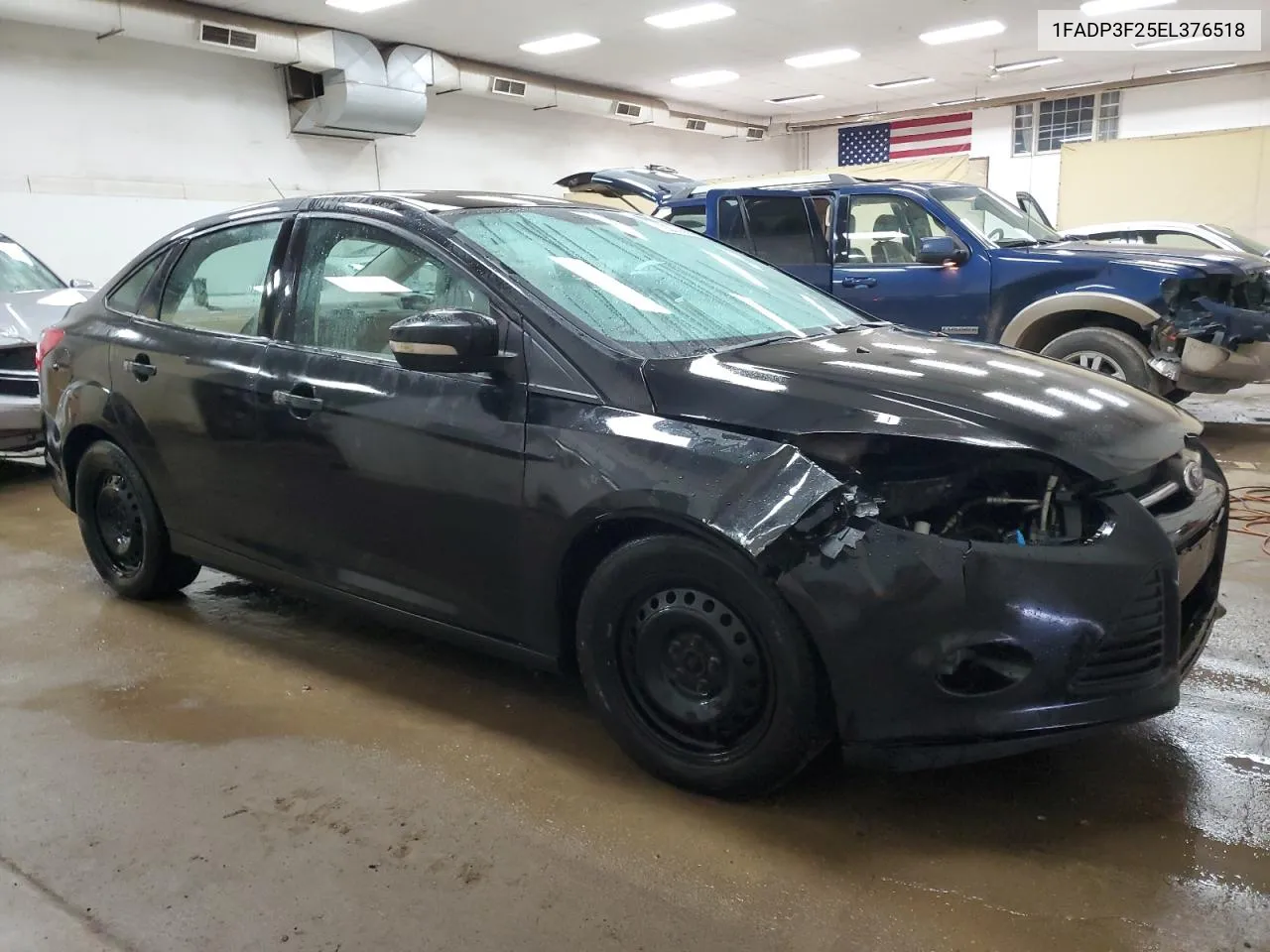 2014 Ford Focus Se VIN: 1FADP3F25EL376518 Lot: 79265844