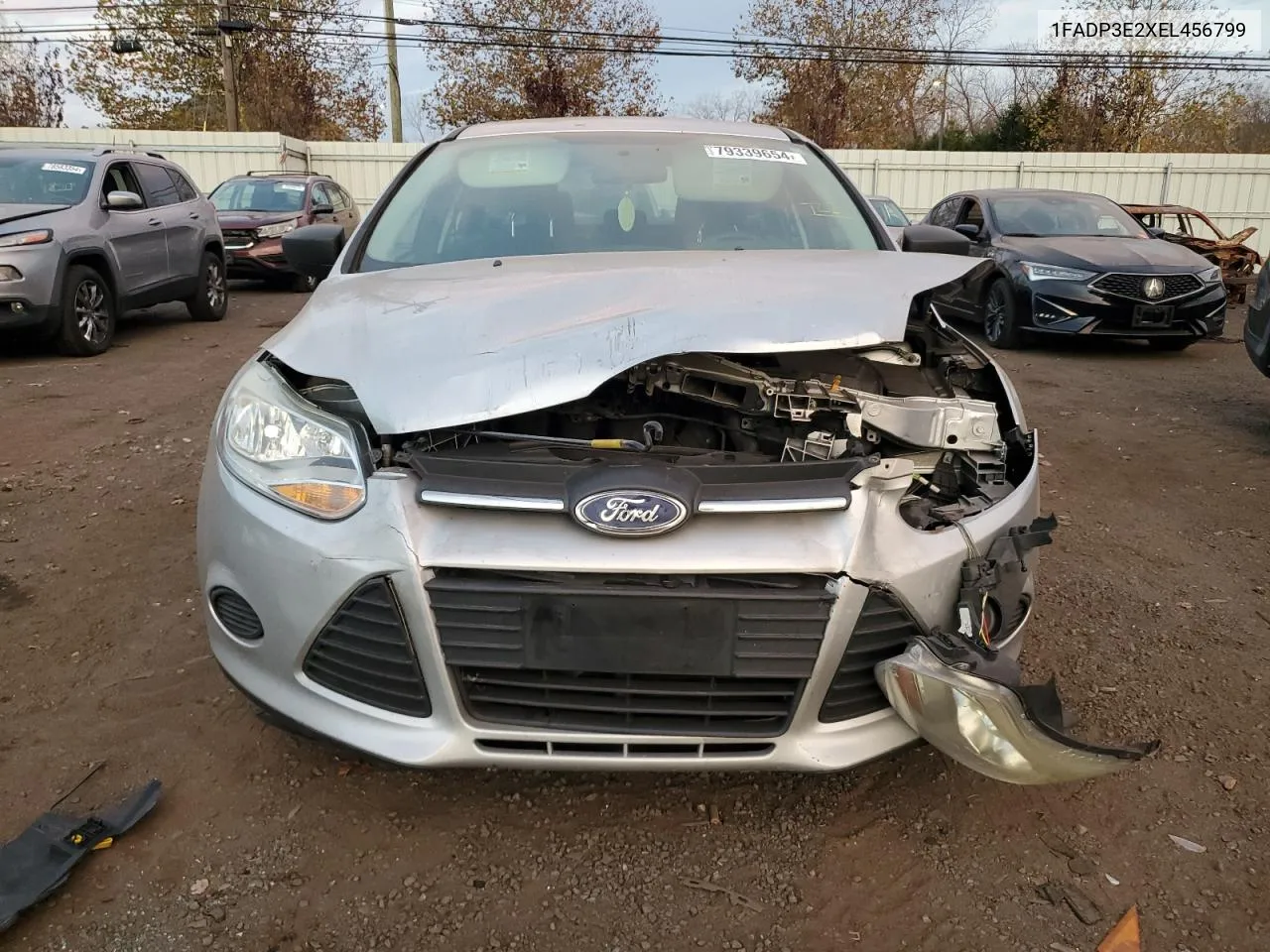 2014 Ford Focus S VIN: 1FADP3E2XEL456799 Lot: 79339654