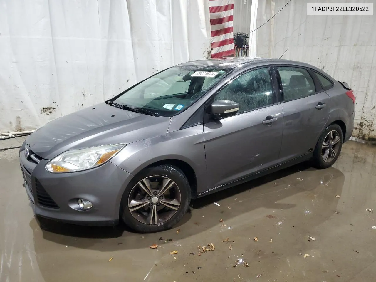 2014 Ford Focus Se VIN: 1FADP3F22EL320522 Lot: 79411614