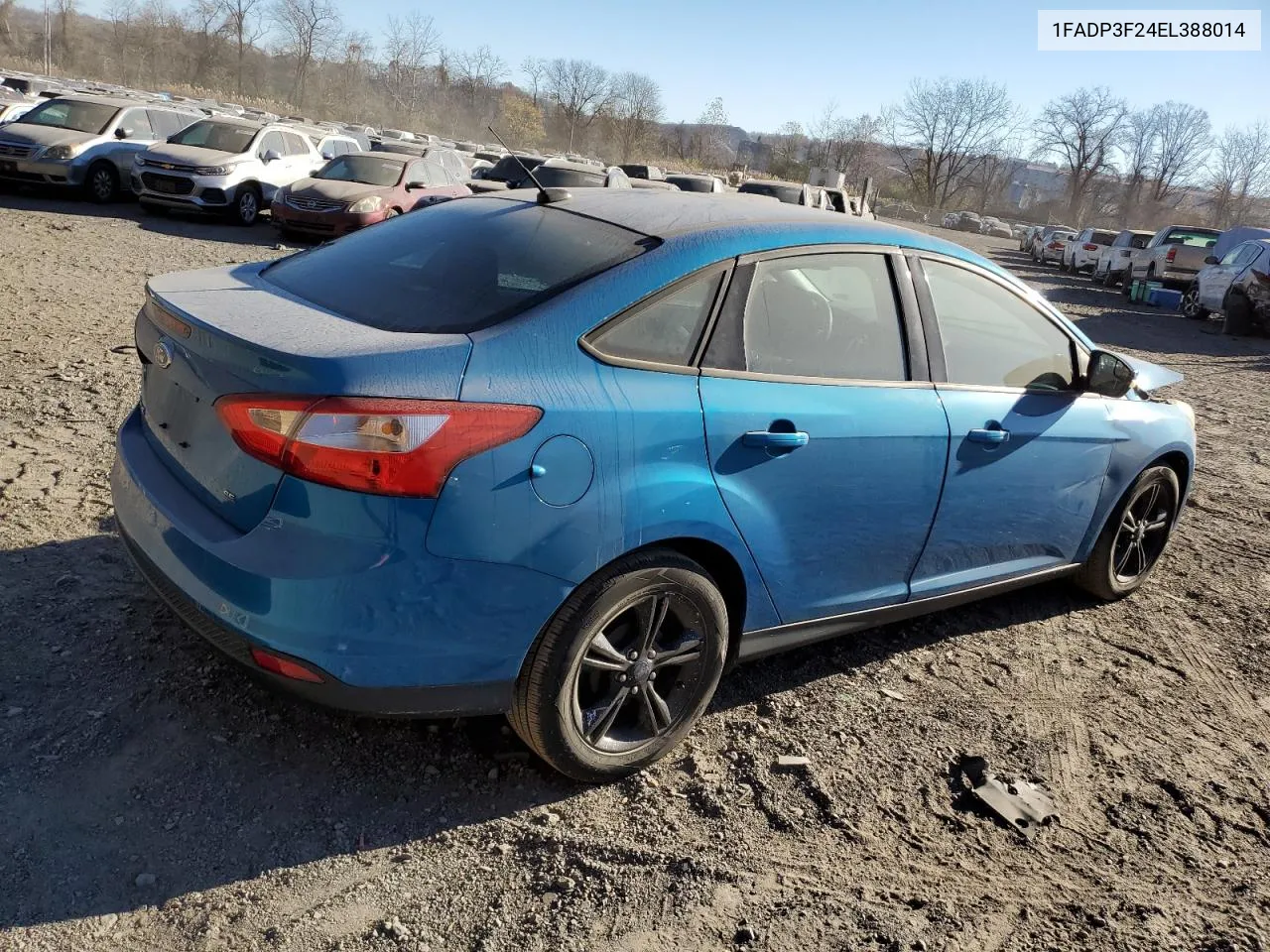 2014 Ford Focus Se VIN: 1FADP3F24EL388014 Lot: 79754994