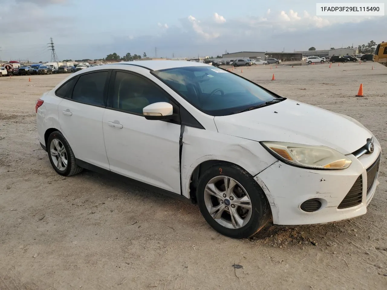 2014 Ford Focus Se VIN: 1FADP3F29EL115490 Lot: 79876144