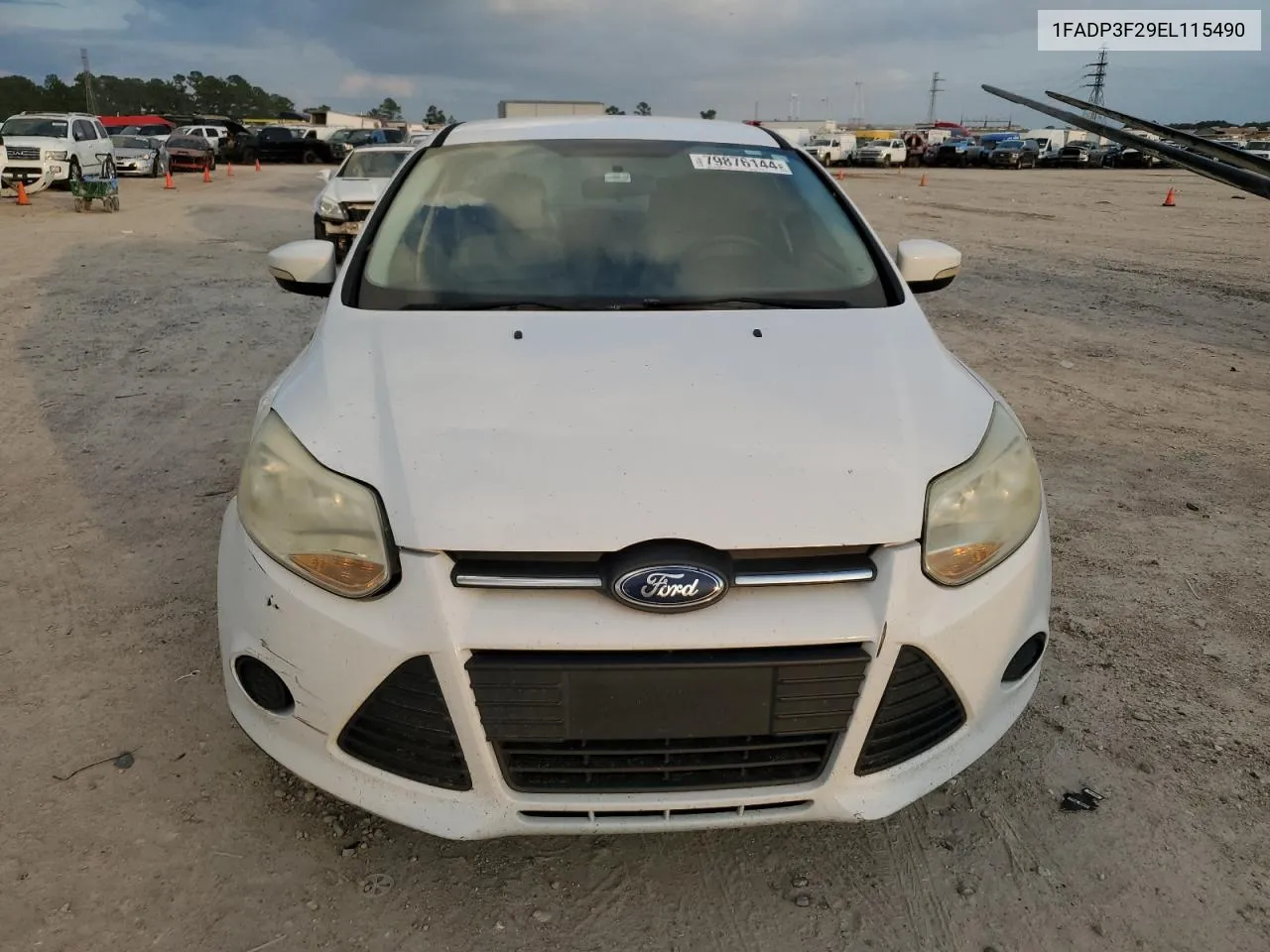 2014 Ford Focus Se VIN: 1FADP3F29EL115490 Lot: 79876144