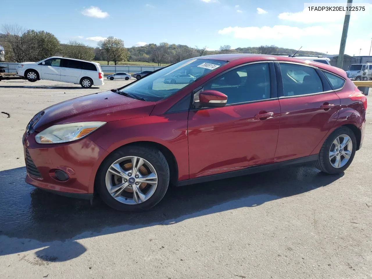 2014 Ford Focus Se VIN: 1FADP3K20EL122575 Lot: 79908174