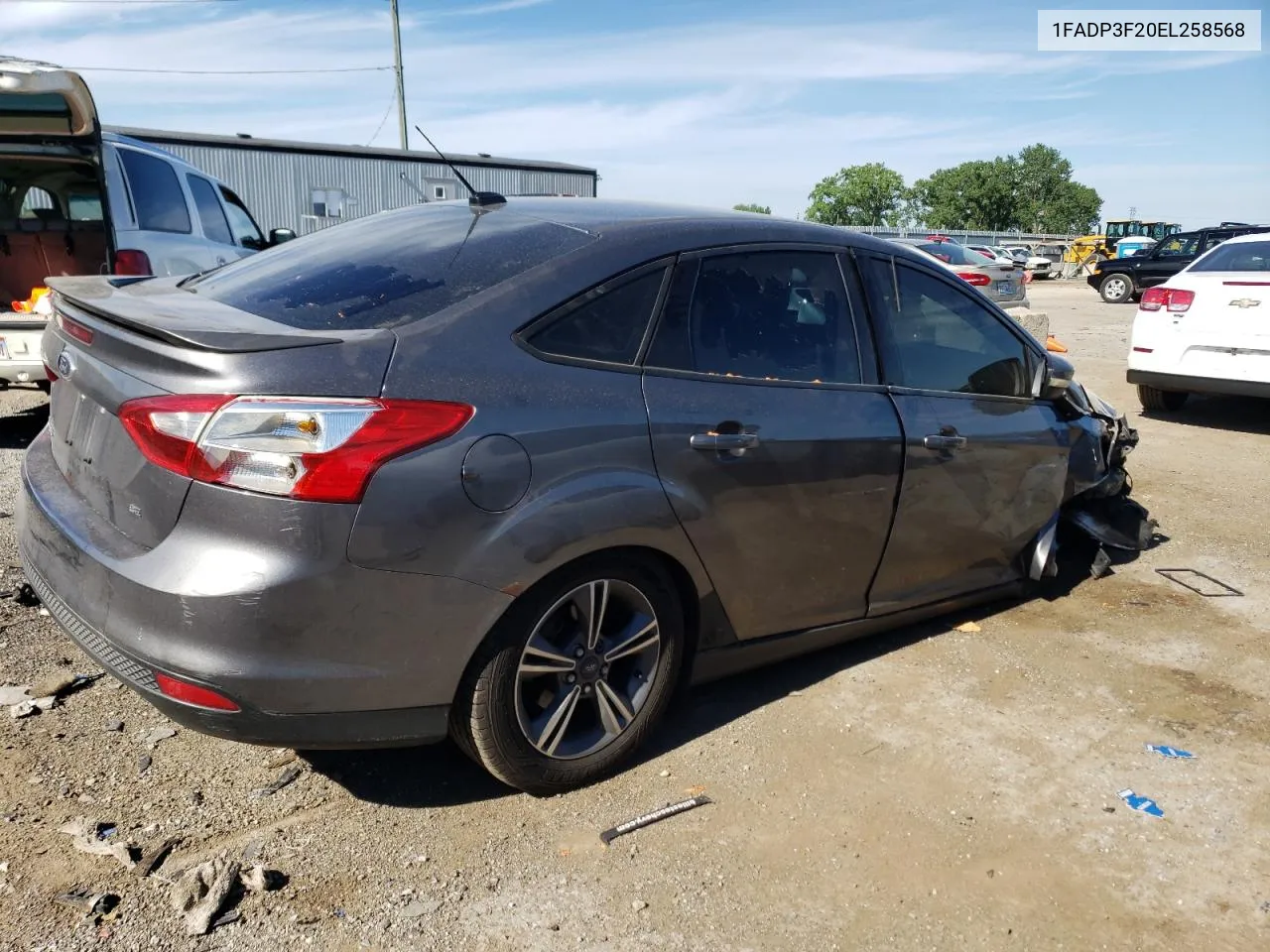 2014 Ford Focus Se VIN: 1FADP3F20EL258568 Lot: 79954884