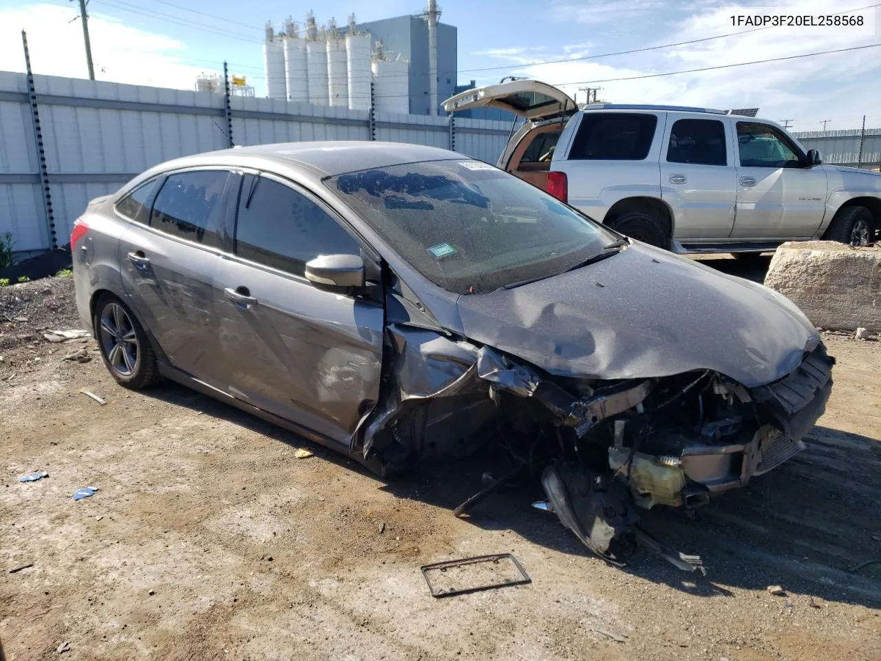 2014 Ford Focus Se VIN: 1FADP3F20EL258568 Lot: 79954884