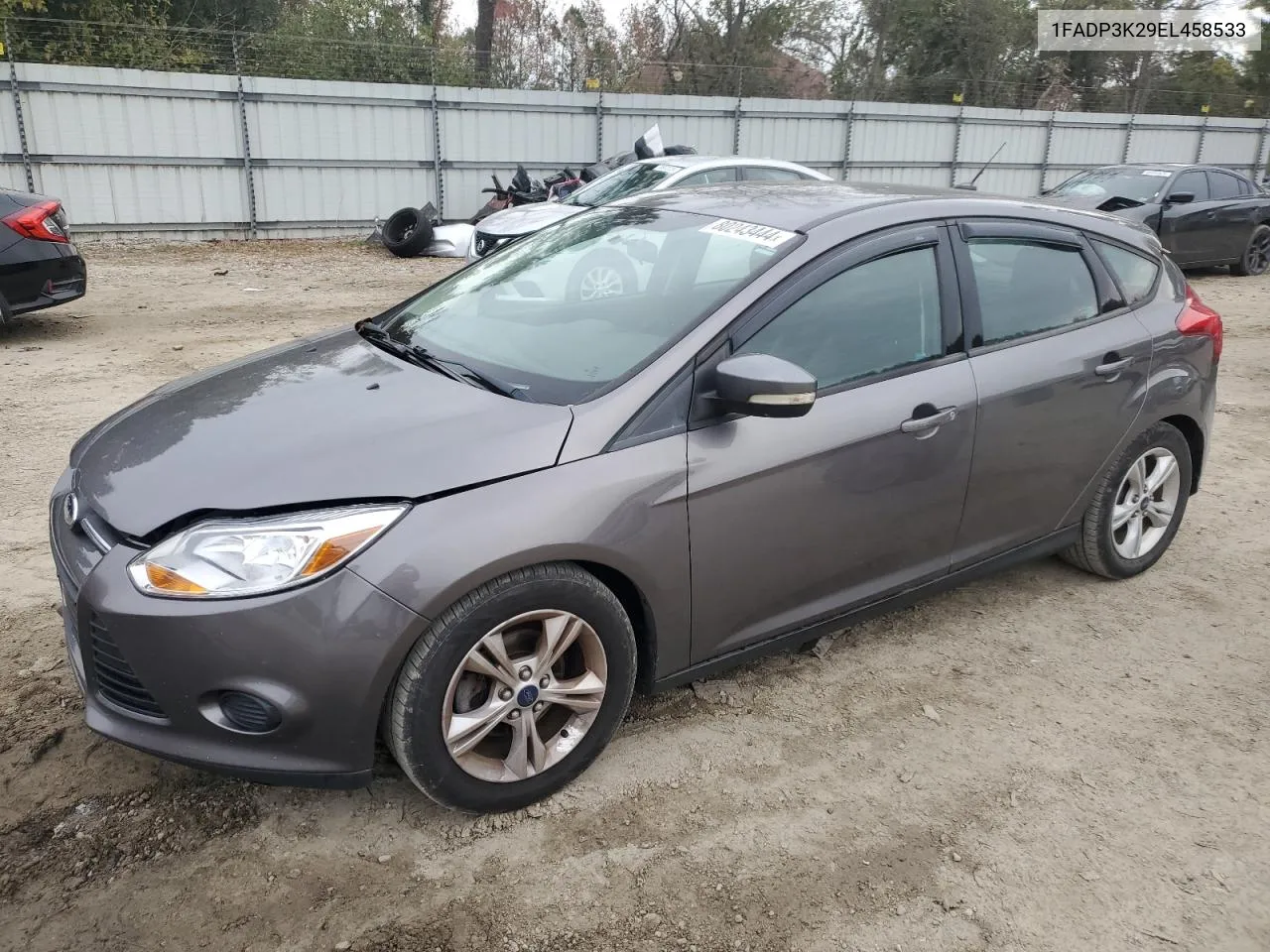 2014 Ford Focus Se VIN: 1FADP3K29EL458533 Lot: 80243444