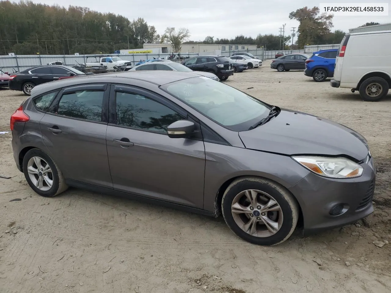 2014 Ford Focus Se VIN: 1FADP3K29EL458533 Lot: 80243444