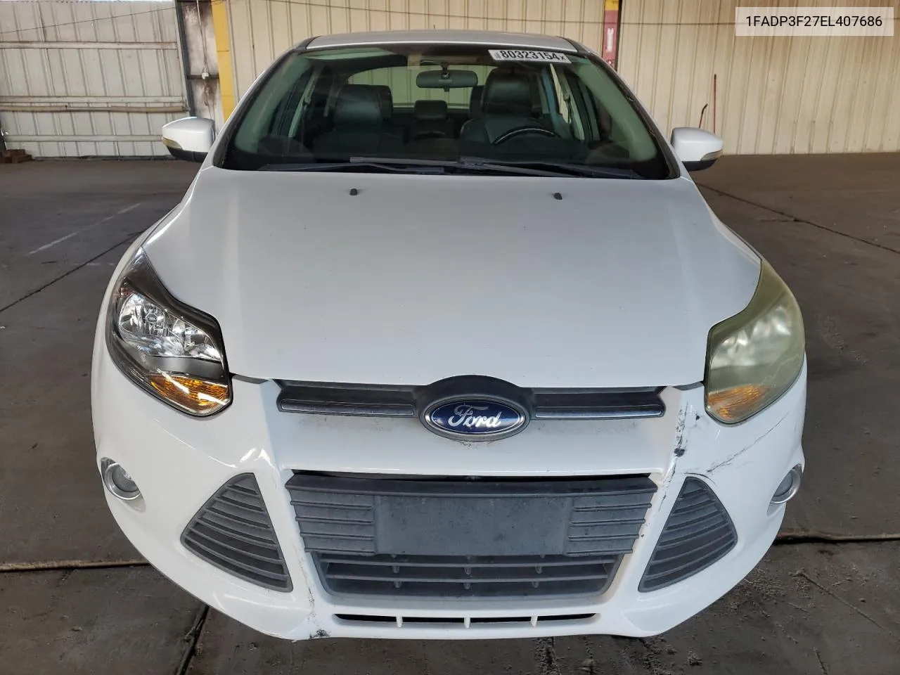 2014 Ford Focus Se VIN: 1FADP3F27EL407686 Lot: 80323154