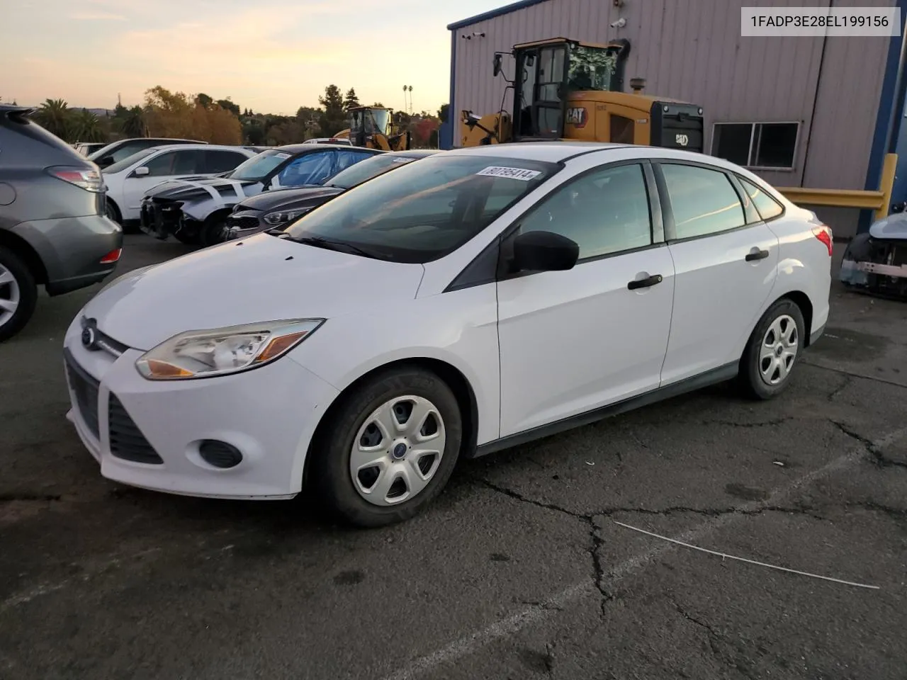 2014 Ford Focus S VIN: 1FADP3E28EL199156 Lot: 80795414