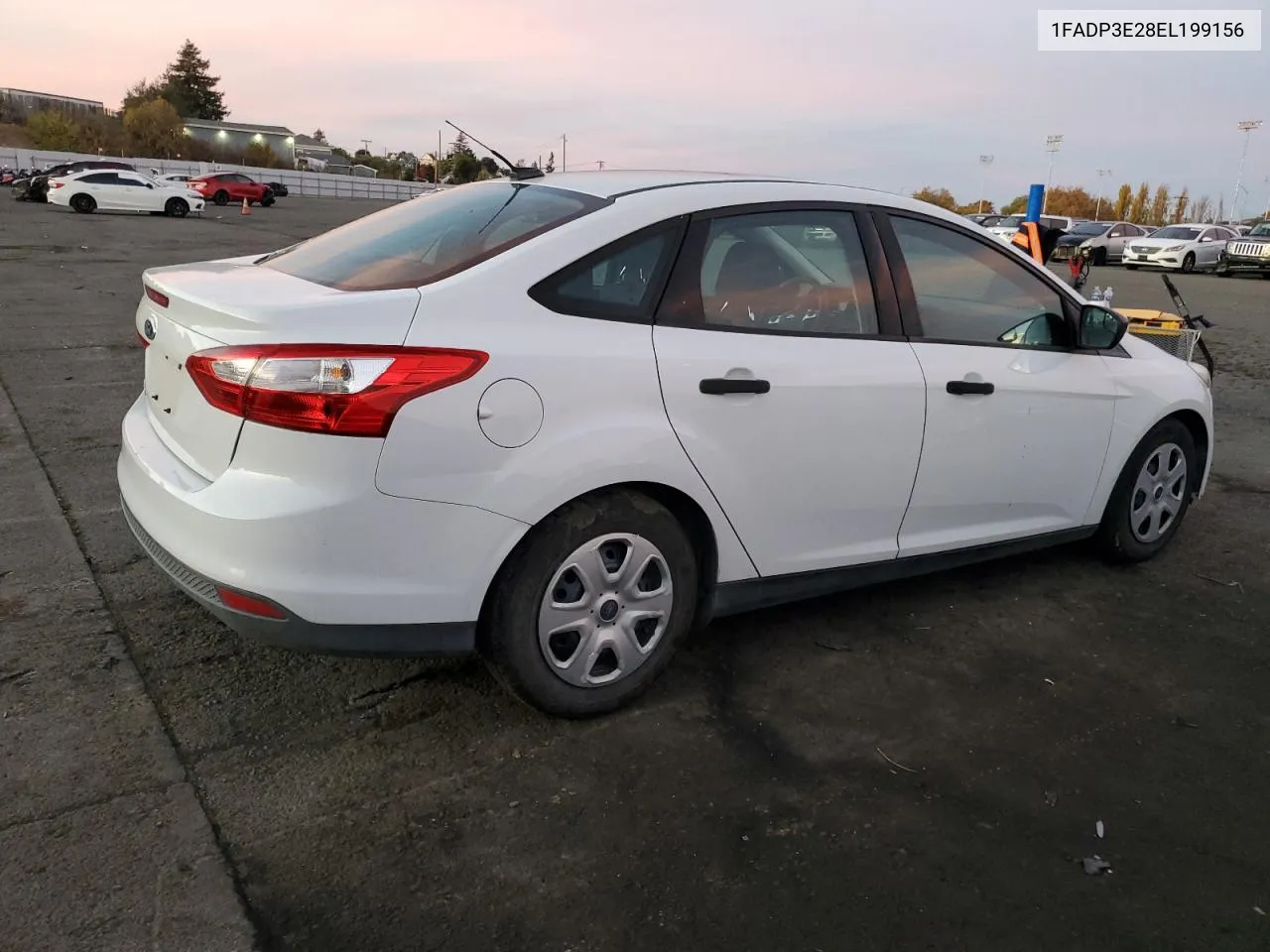 2014 Ford Focus S VIN: 1FADP3E28EL199156 Lot: 80795414