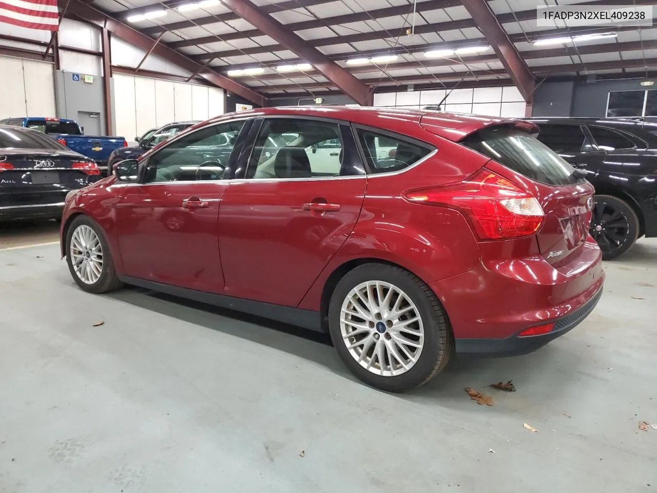 2014 Ford Focus Titanium VIN: 1FADP3N2XEL409238 Lot: 80840844