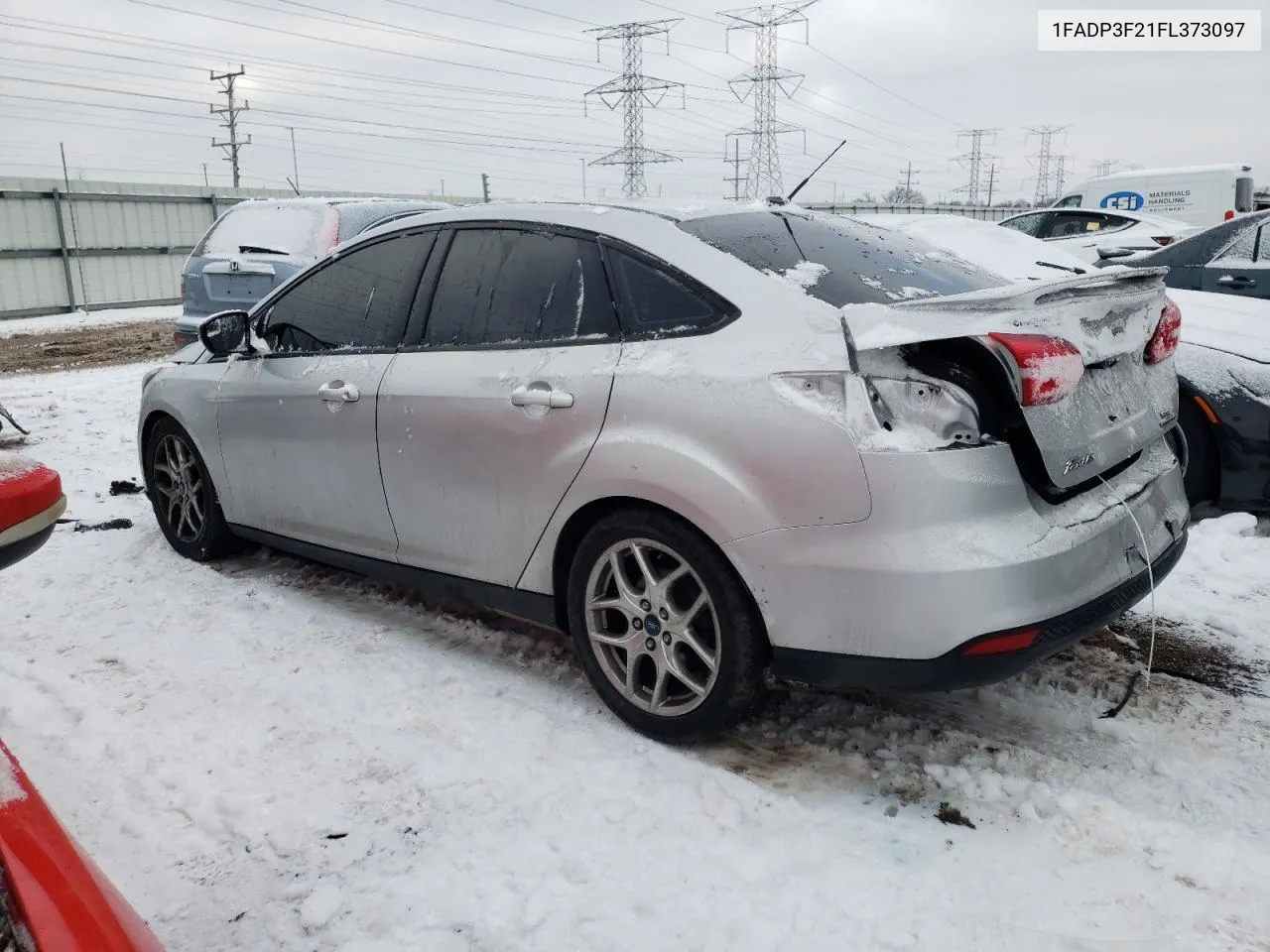 2015 Ford Focus Se VIN: 1FADP3F21FL373097 Lot: 37338794