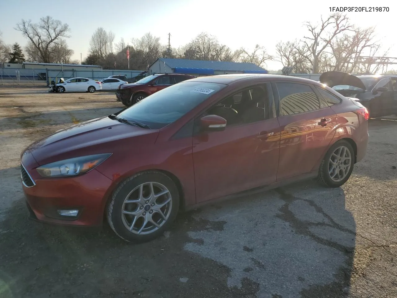 2015 Ford Focus Se VIN: 1FADP3F20FL219870 Lot: 41285224