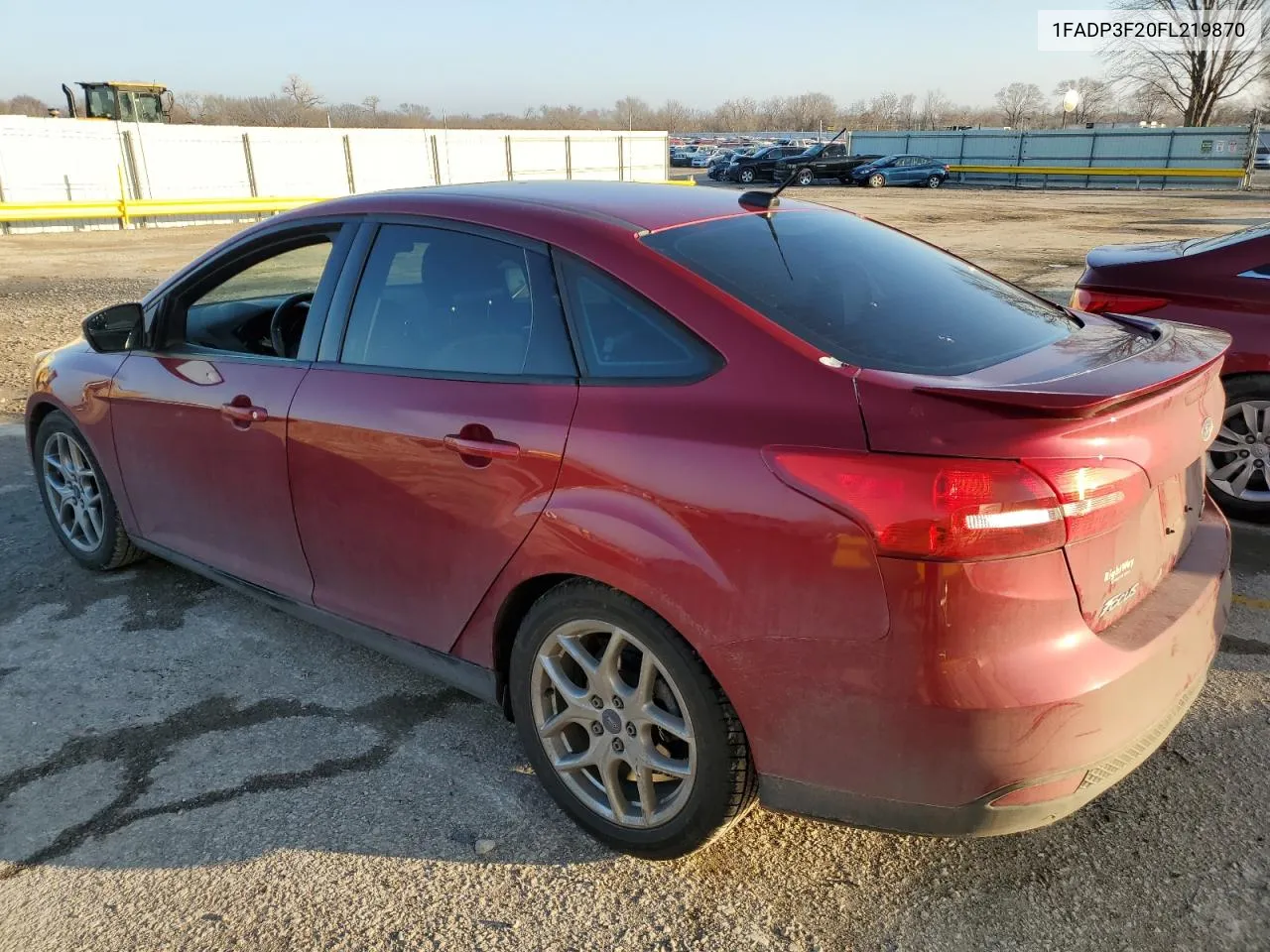 2015 Ford Focus Se VIN: 1FADP3F20FL219870 Lot: 41285224