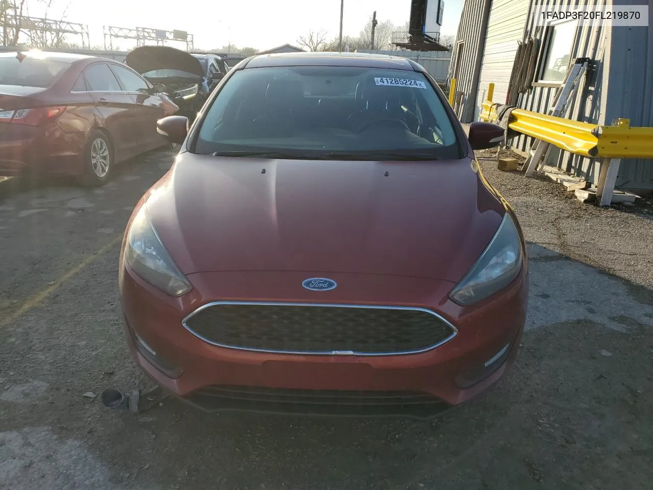 2015 Ford Focus Se VIN: 1FADP3F20FL219870 Lot: 41285224