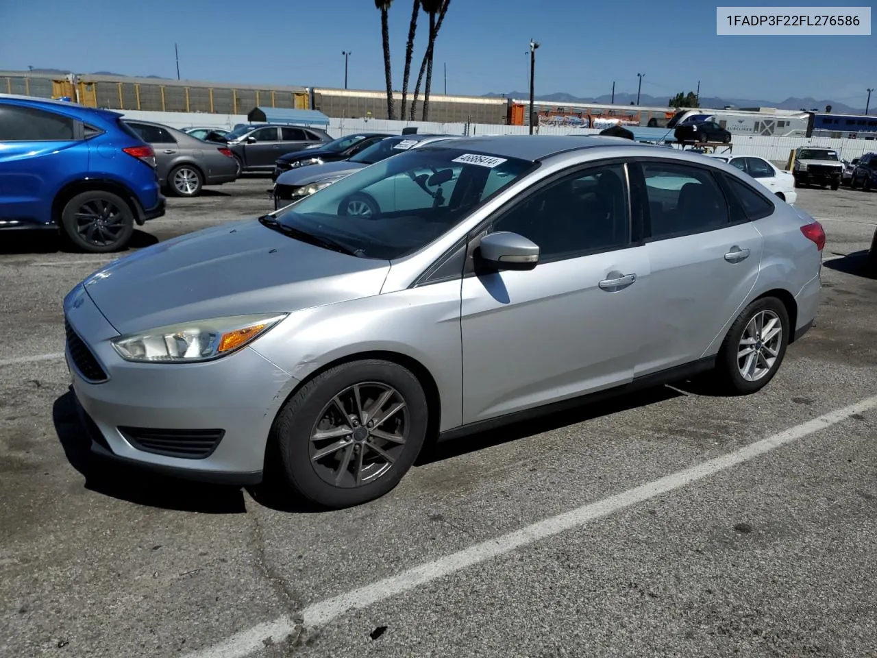 2015 Ford Focus Se VIN: 1FADP3F22FL276586 Lot: 46886414