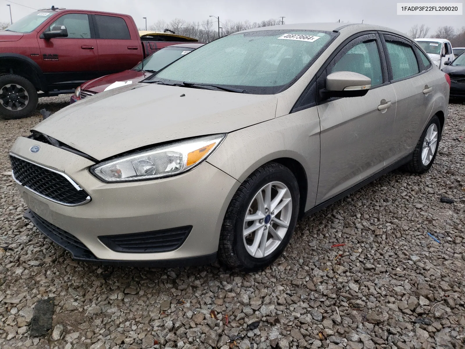 2015 Ford Focus Se VIN: 1FADP3F22FL209020 Lot: 46973664