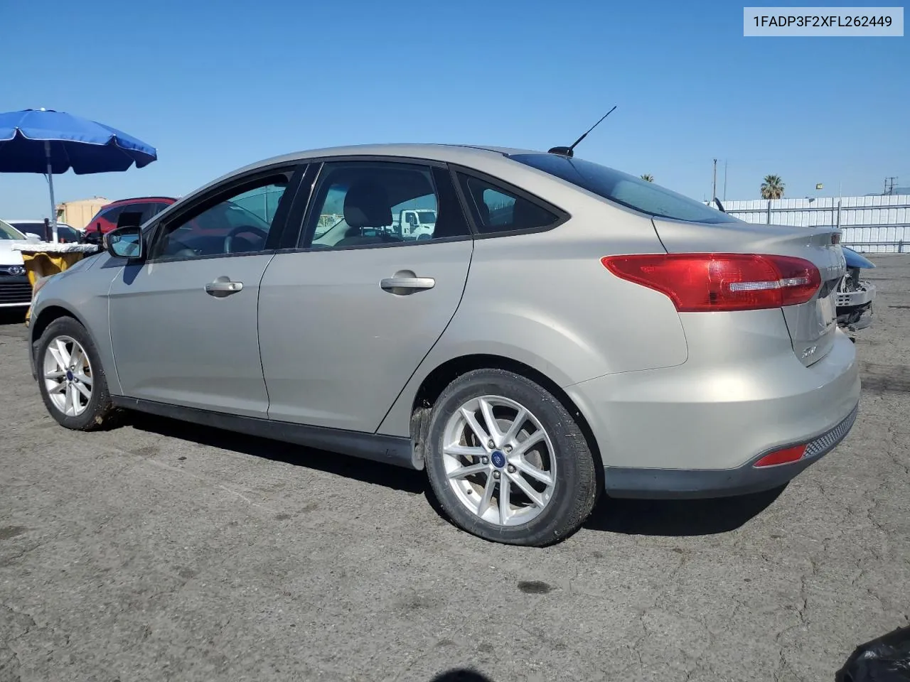 2015 Ford Focus Se VIN: 1FADP3F2XFL262449 Lot: 47153574