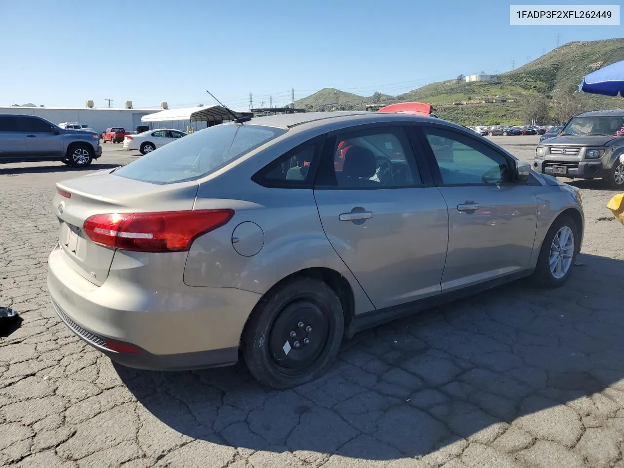 2015 Ford Focus Se VIN: 1FADP3F2XFL262449 Lot: 47153574