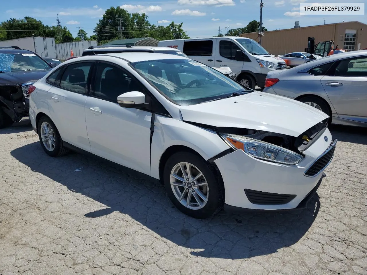 2015 Ford Focus Se VIN: 1FADP3F26FL379929 Lot: 55803494