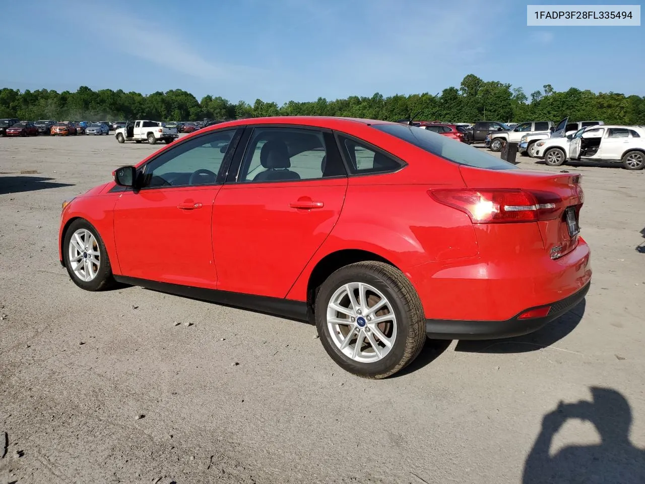 2015 Ford Focus Se VIN: 1FADP3F28FL335494 Lot: 55942954