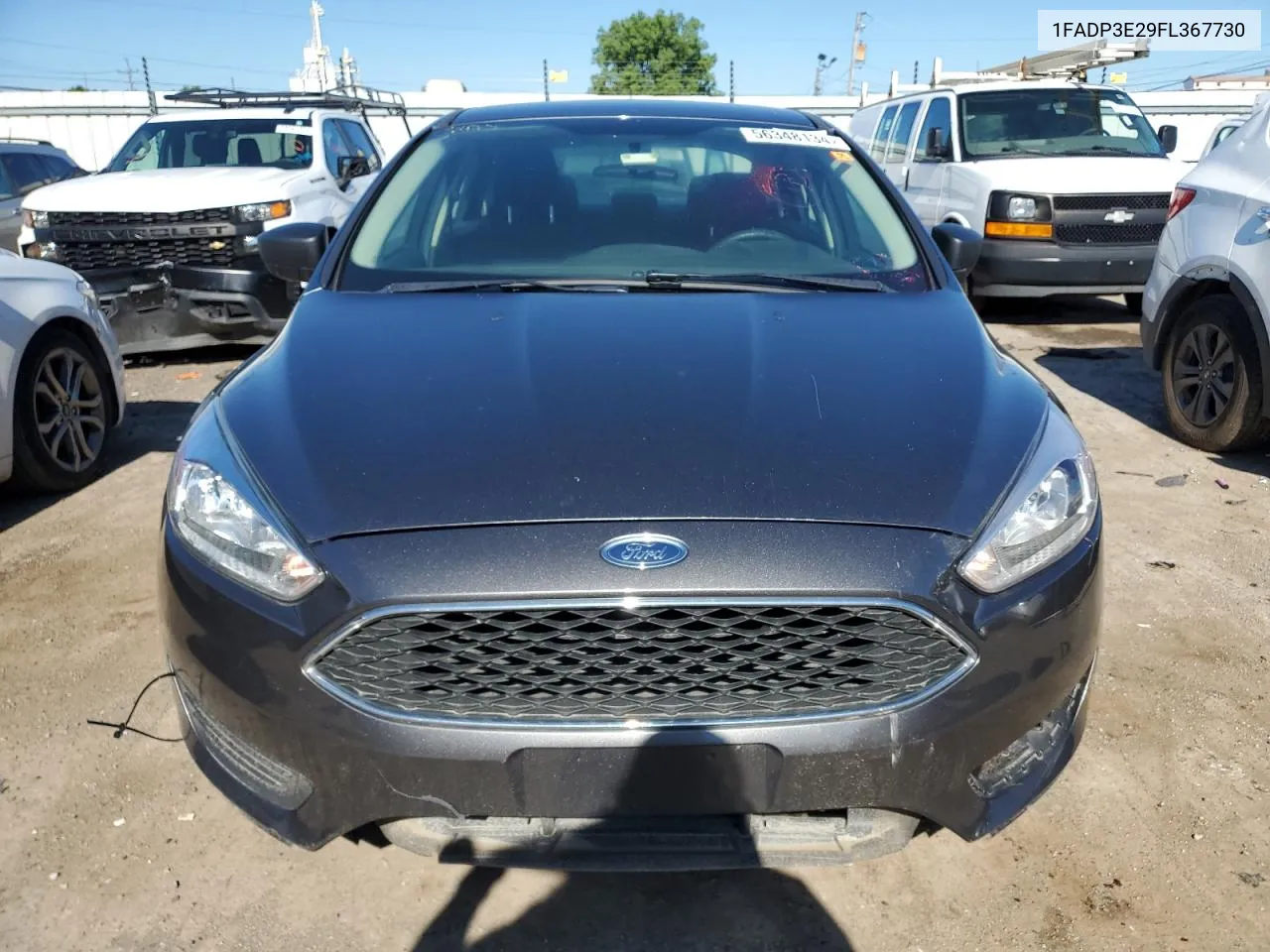 2015 Ford Focus S VIN: 1FADP3E29FL367730 Lot: 56348134