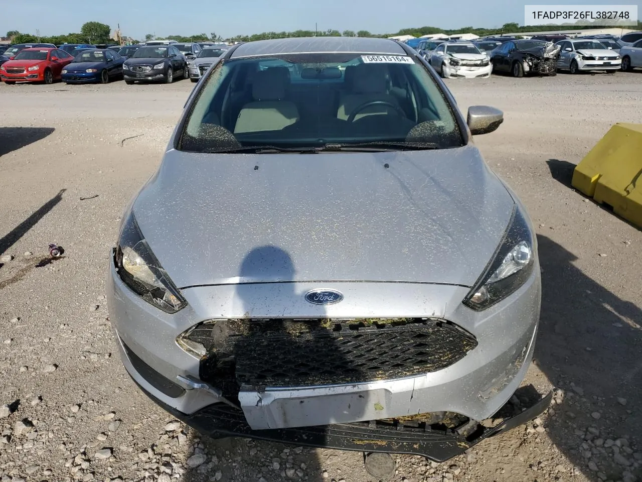 2015 Ford Focus Se VIN: 1FADP3F26FL382748 Lot: 56515164