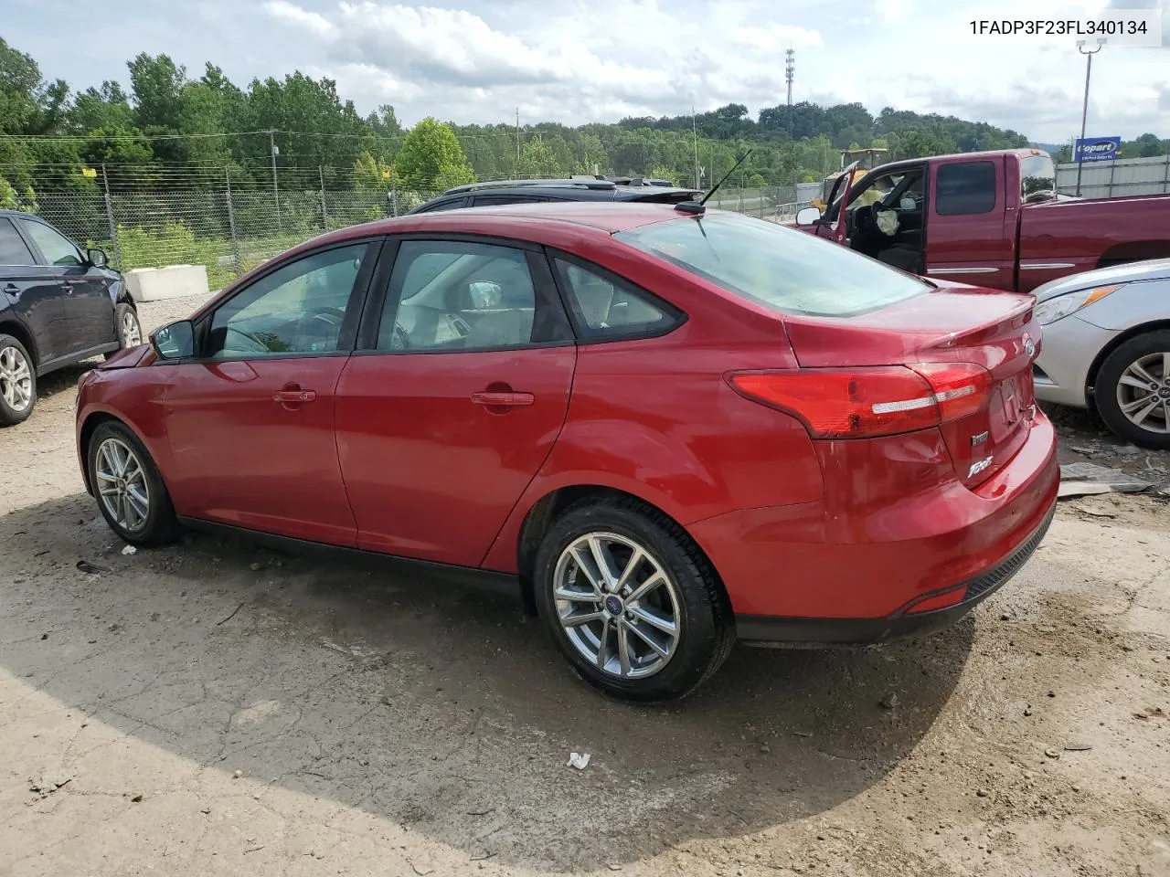 2015 Ford Focus Se VIN: 1FADP3F23FL340134 Lot: 57526824