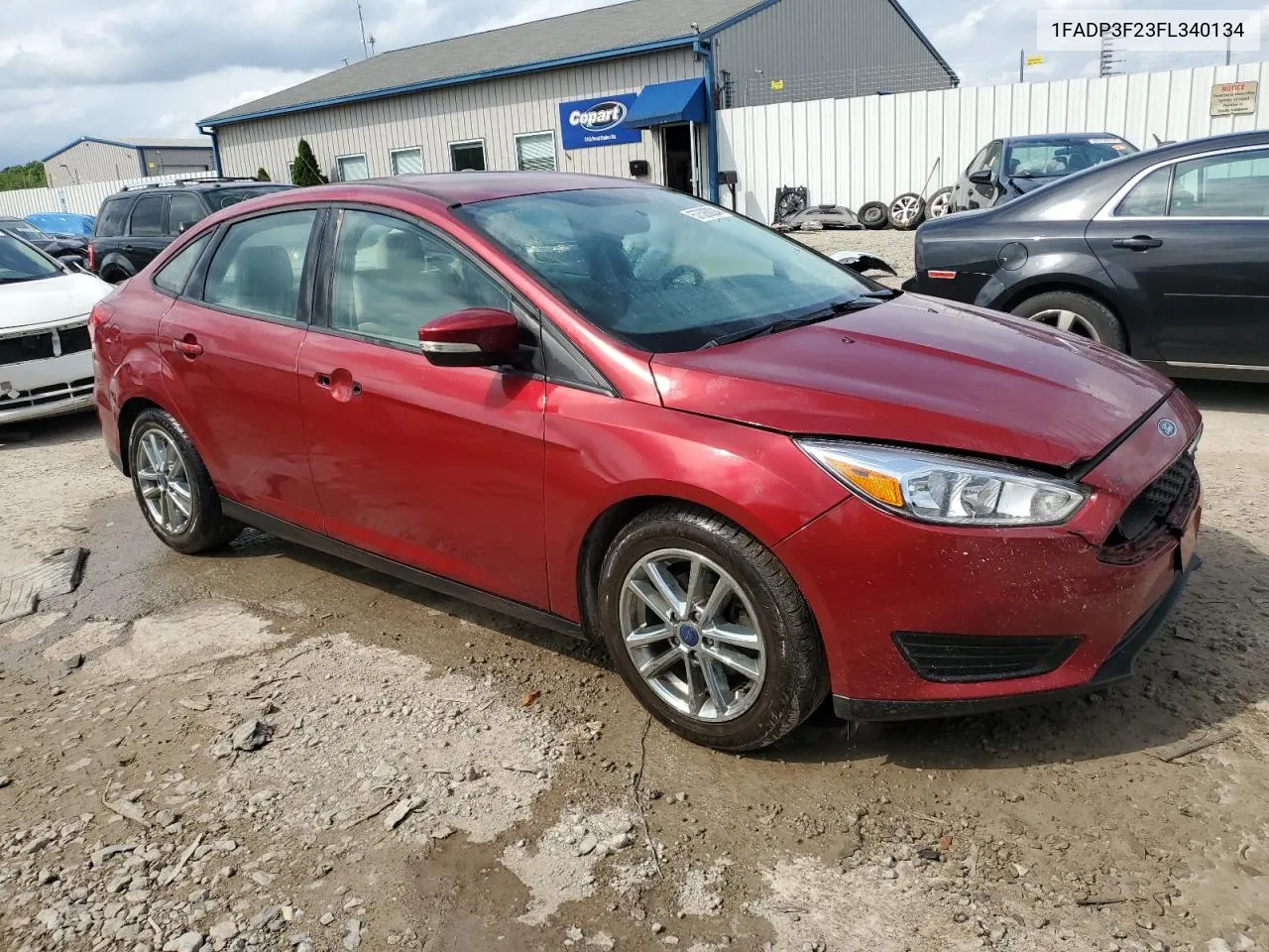 2015 Ford Focus Se VIN: 1FADP3F23FL340134 Lot: 57526824