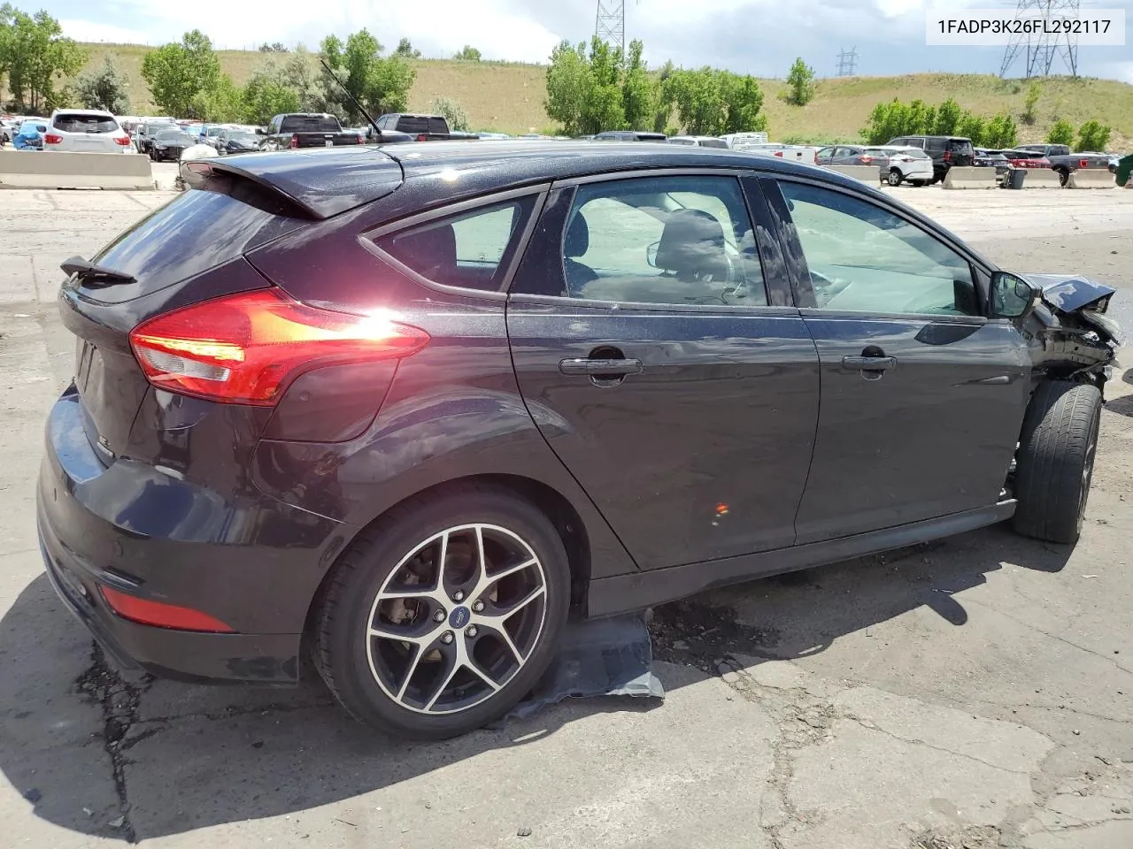 2015 Ford Focus Se VIN: 1FADP3K26FL292117 Lot: 57578274