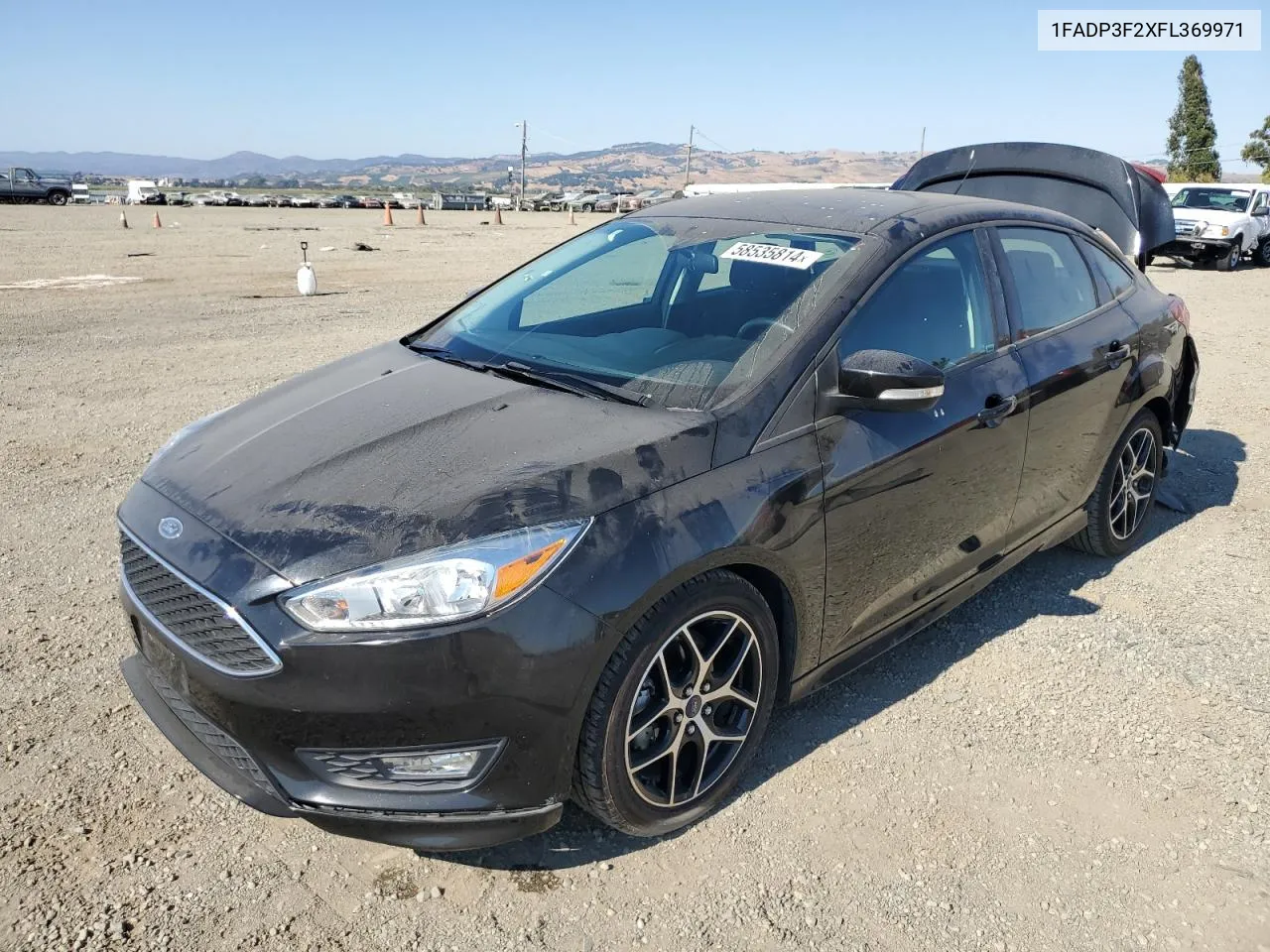 2015 Ford Focus Se VIN: 1FADP3F2XFL369971 Lot: 58535814