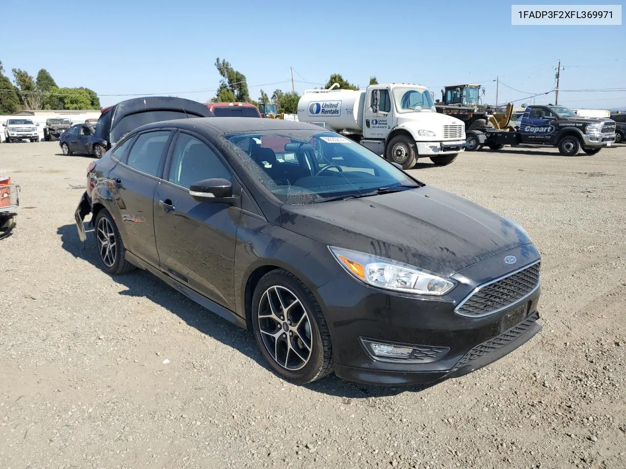 2015 Ford Focus Se VIN: 1FADP3F2XFL369971 Lot: 58535814