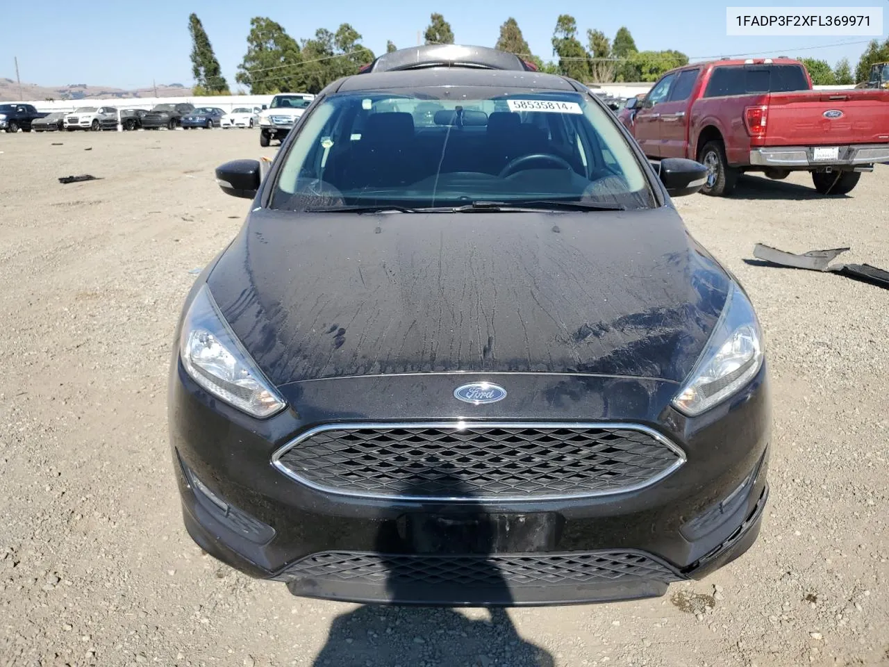 2015 Ford Focus Se VIN: 1FADP3F2XFL369971 Lot: 58535814