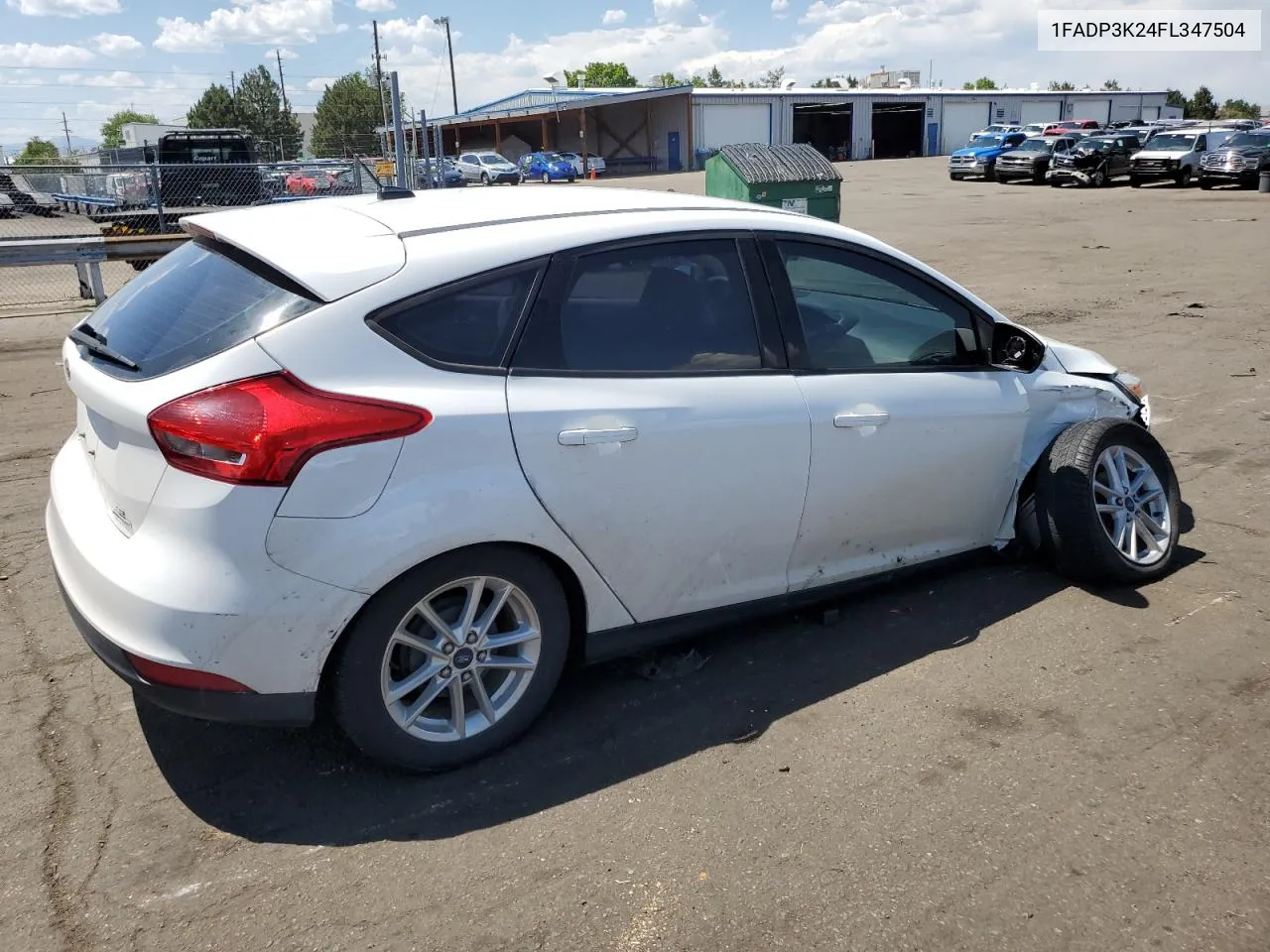 2015 Ford Focus Se VIN: 1FADP3K24FL347504 Lot: 58694844