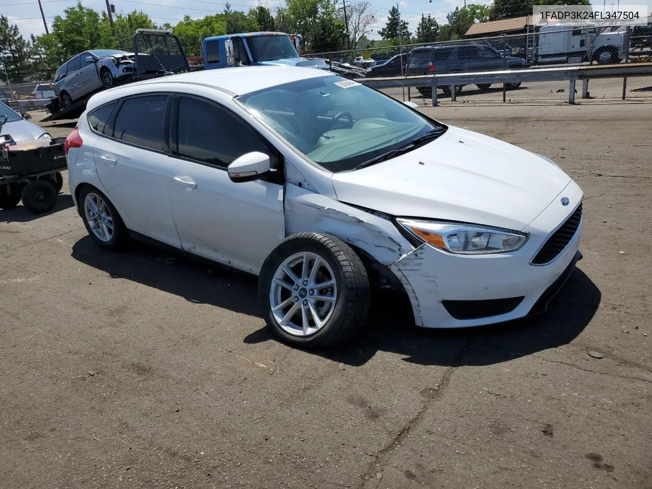 2015 Ford Focus Se VIN: 1FADP3K24FL347504 Lot: 58694844