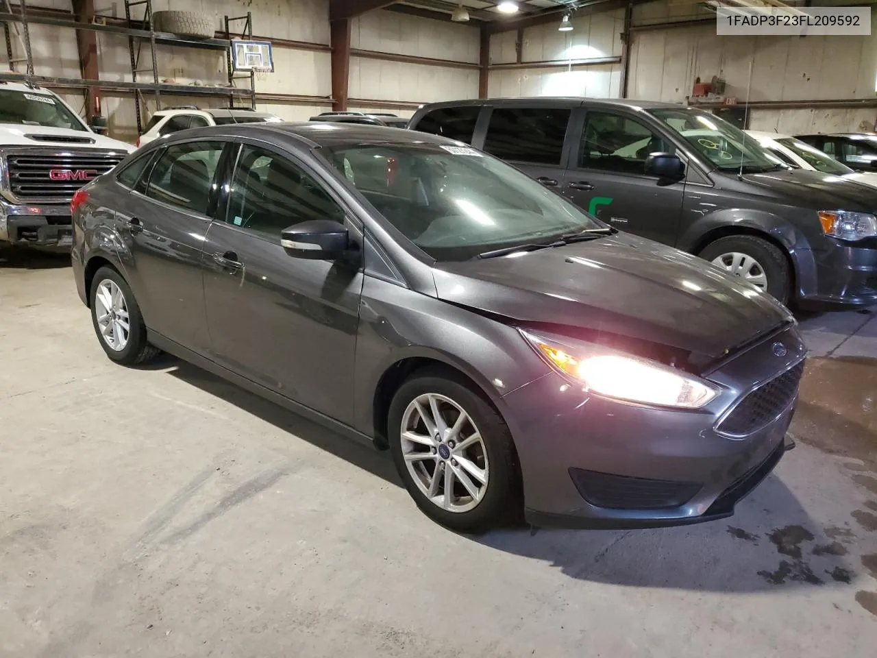 2015 Ford Focus Se VIN: 1FADP3F23FL209592 Lot: 60127244