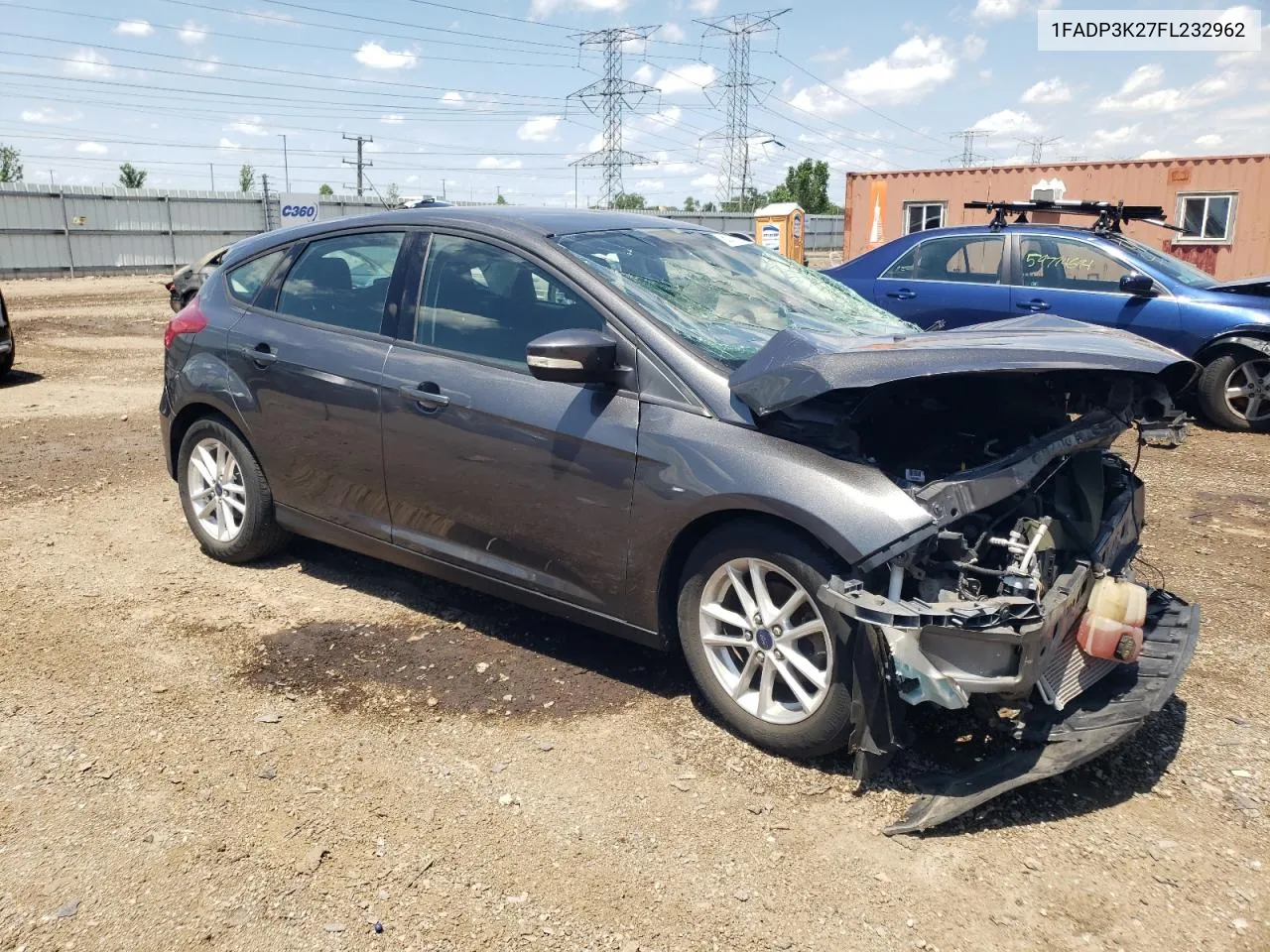 2015 Ford Focus Se VIN: 1FADP3K27FL232962 Lot: 60140234