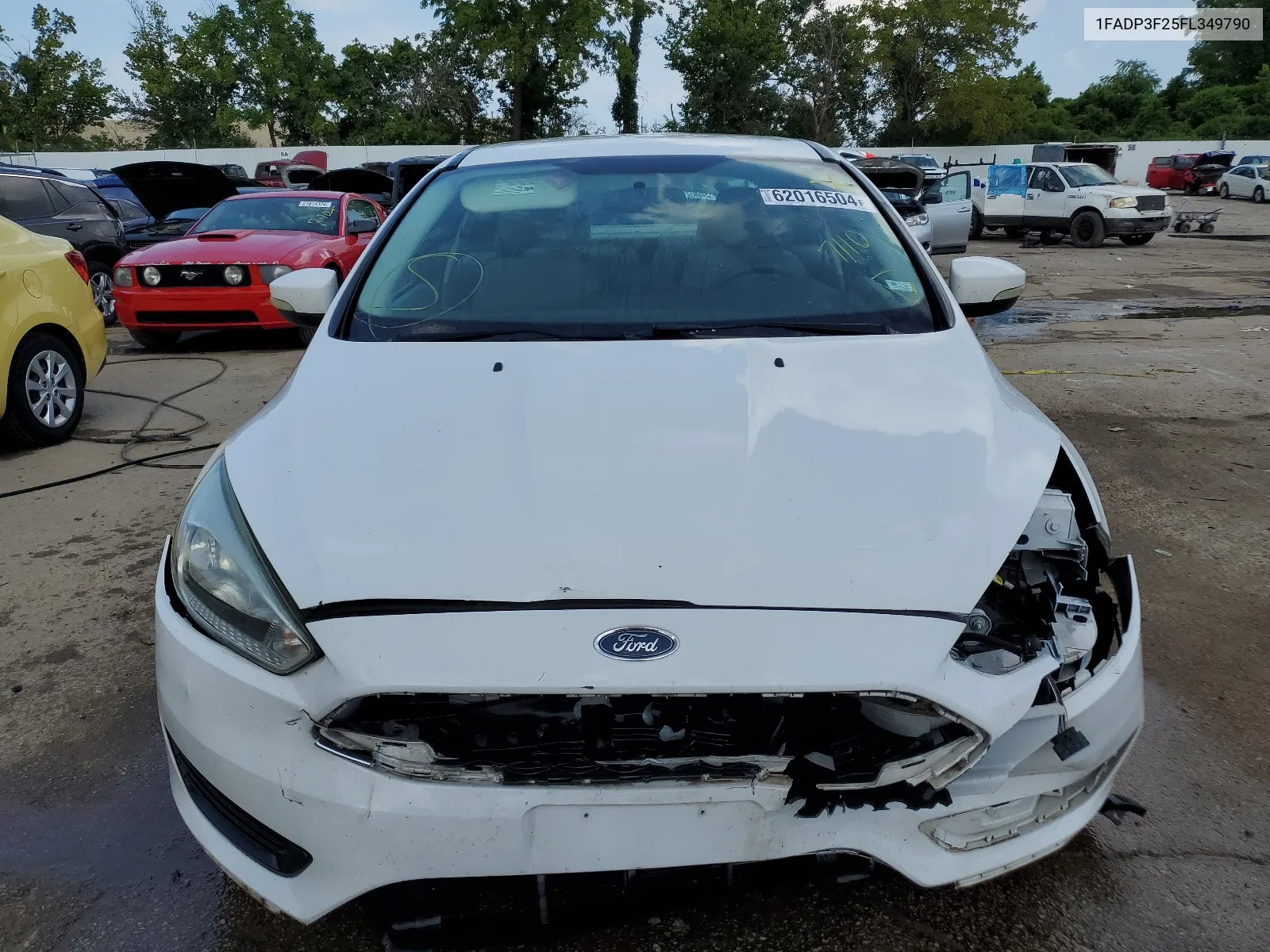 2015 Ford Focus Se VIN: 1FADP3F25FL349790 Lot: 62016504