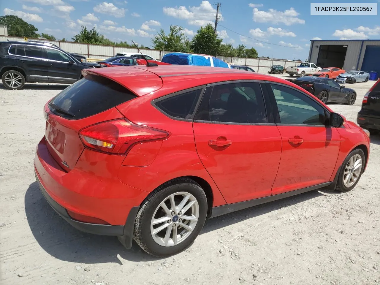 2015 Ford Focus Se VIN: 1FADP3K25FL290567 Lot: 62548364