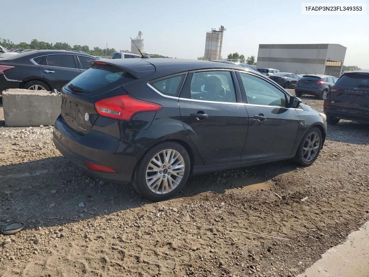 2015 Ford Focus Titanium VIN: 1FADP3N23FL349353 Lot: 63074614