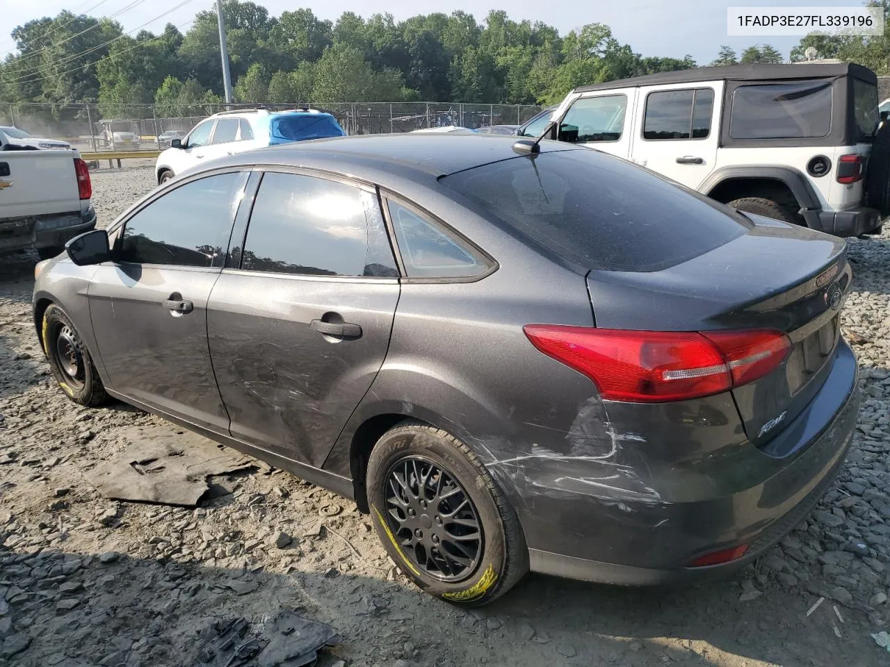 2015 Ford Focus S VIN: 1FADP3E27FL339196 Lot: 63185594