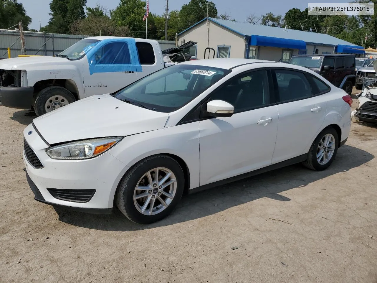 2015 Ford Focus Se VIN: 1FADP3F25FL376018 Lot: 63660814